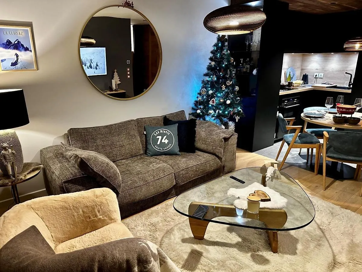 Chalet Cristal - Magnifique Appartement A 5Mn Du Centre De La Clusaz 圣简德斯科特